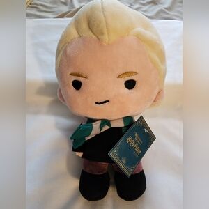 Charming Universal Studios Draco Malfoy Plush Toy with Slytherin Scarf